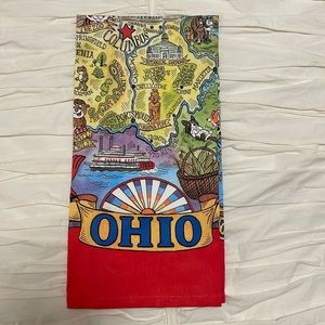 Ohio tea towel